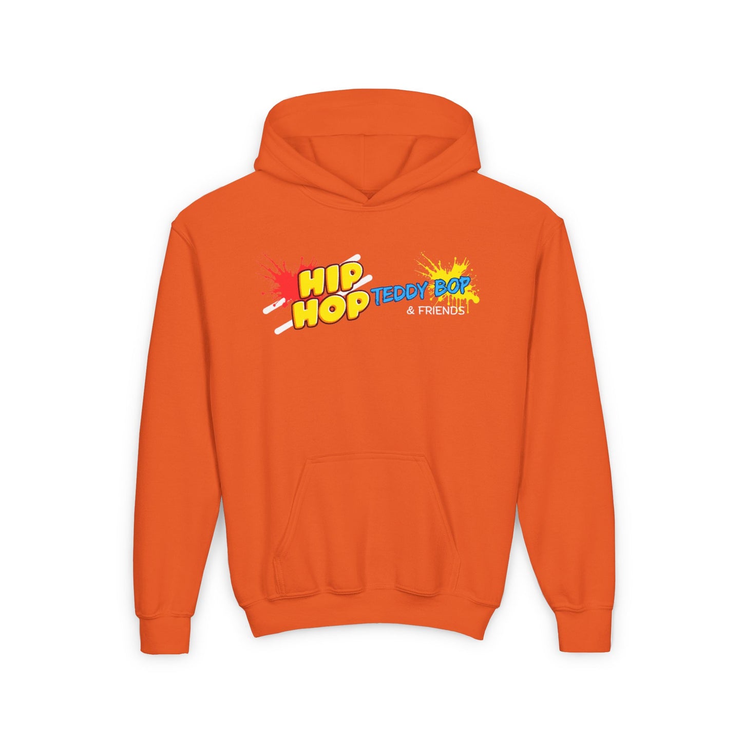 Hip-Hop Teddy Bop Heavy Blend Hooded Sweatshirt (Kids)