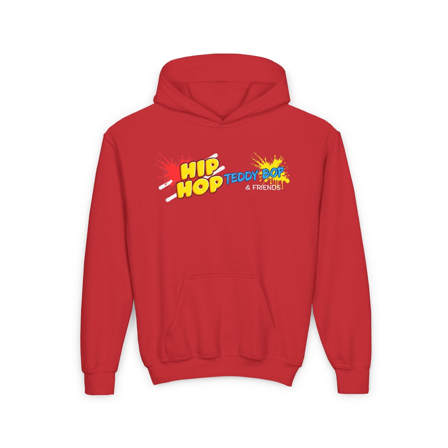 Hip-Hop Teddy Bop Heavy Blend Hooded Sweatshirt (Kids)