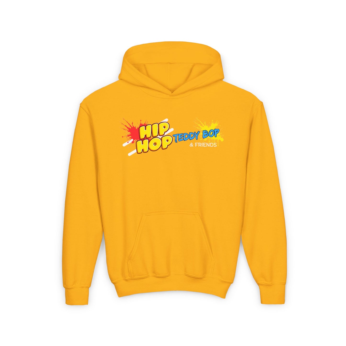 Hip-Hop Teddy Bop Heavy Blend Hooded Sweatshirt (Kids)