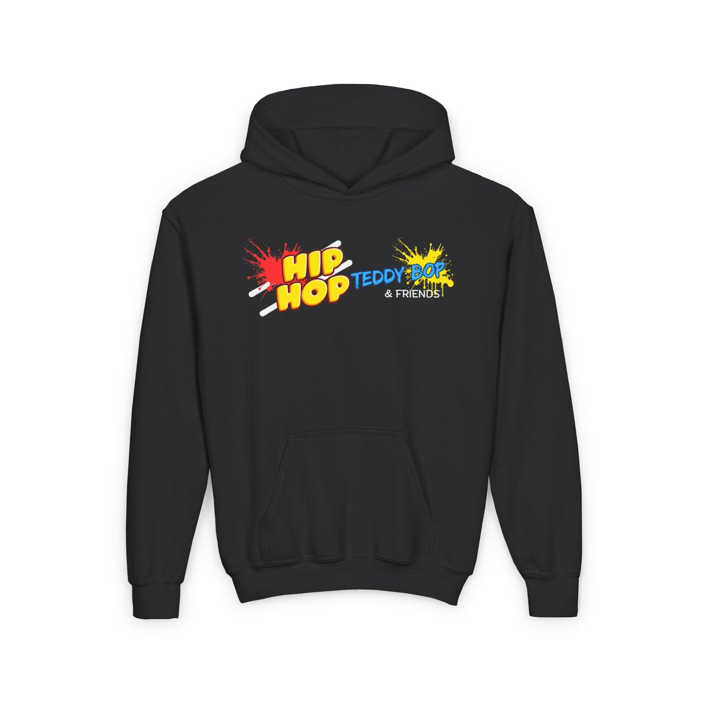 Hip-Hop Teddy Bop Heavy Blend Hooded Sweatshirt (Kids)