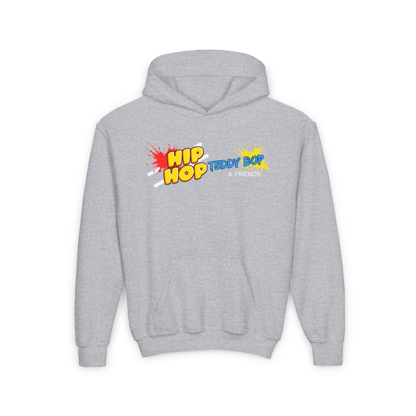 Hip-Hop Teddy Bop Heavy Blend Hooded Sweatshirt (Kids)