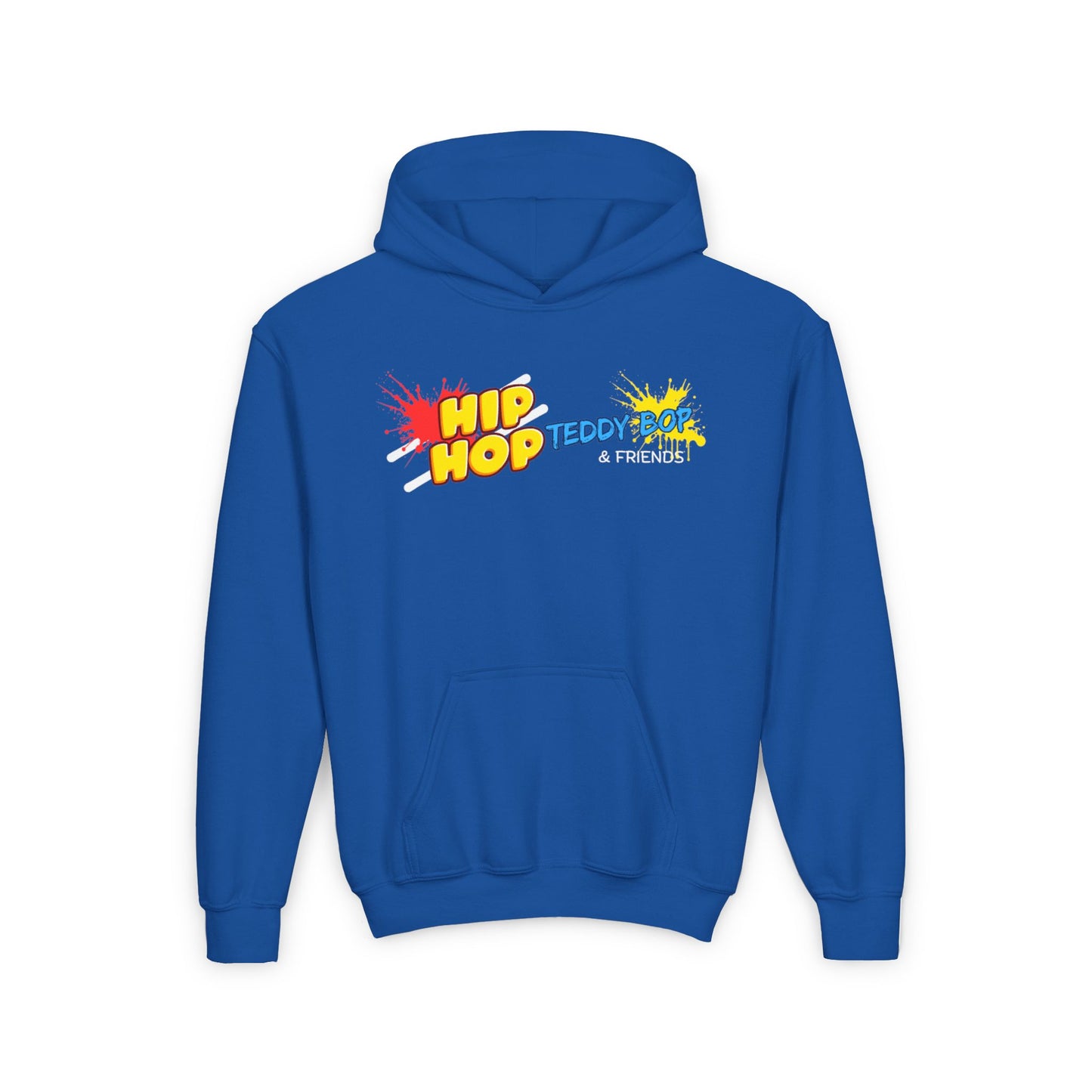 Hip-Hop Teddy Bop Heavy Blend Hooded Sweatshirt (Kids)