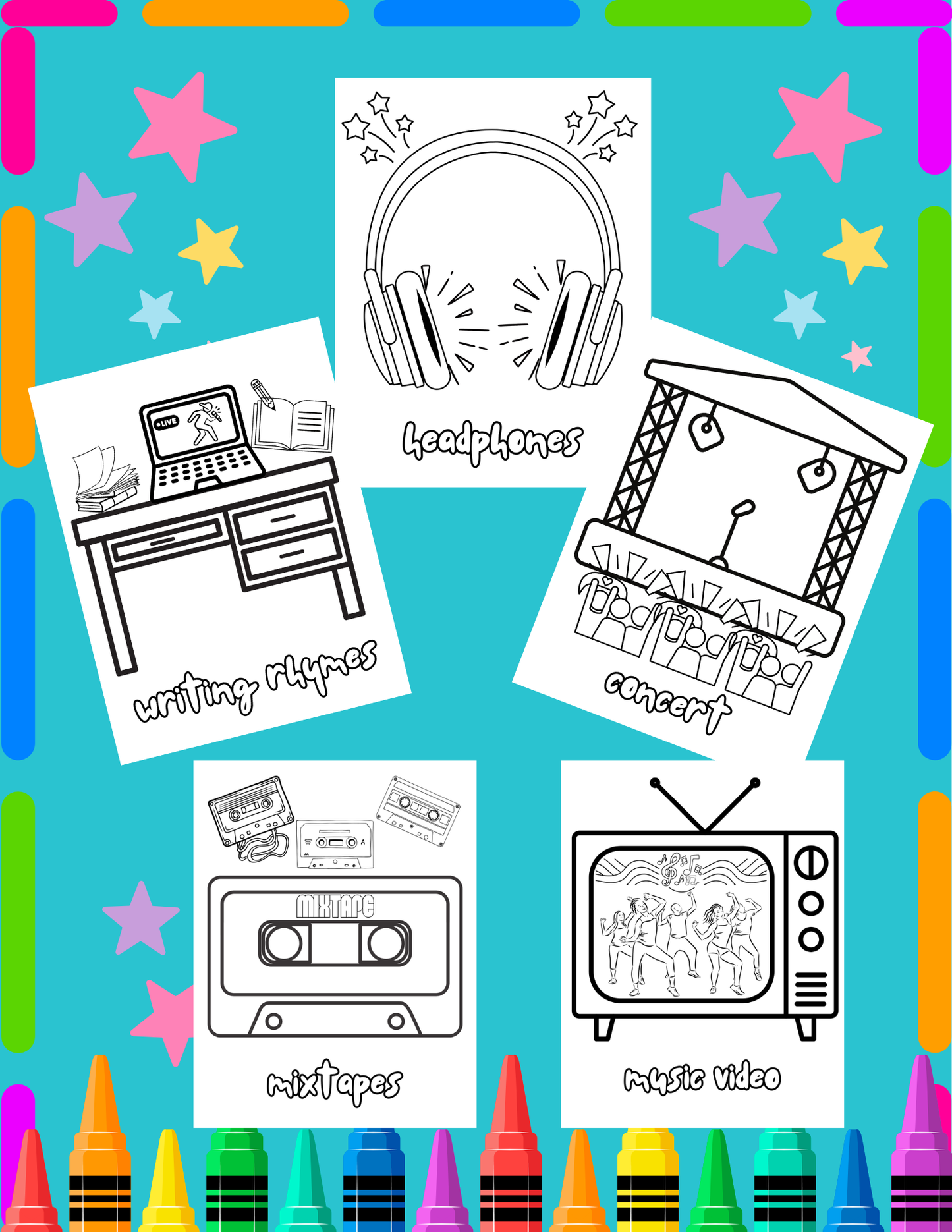 BULK - Hip-Hop Coloring Book