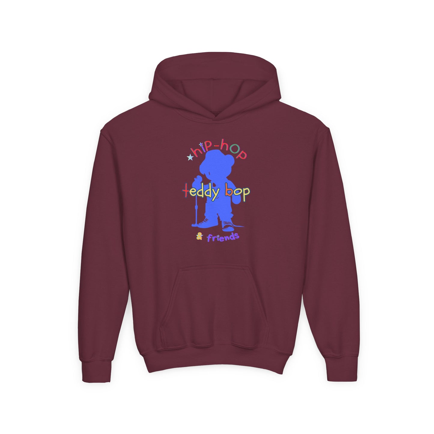 Teddy Bop Don't Stop (KIDS) Heavy Blend Hooded Sweatshirt