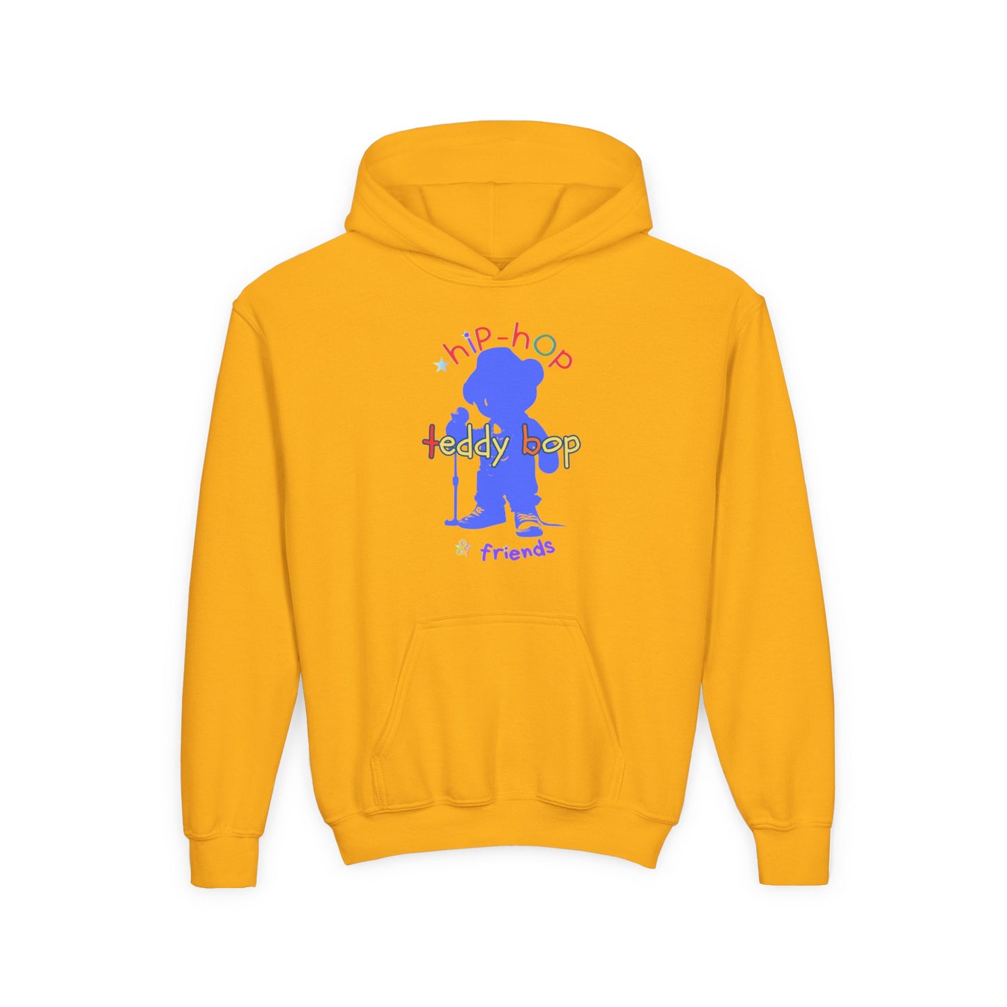 Teddy Bop Don't Stop (KIDS) Heavy Blend Hooded Sweatshirt