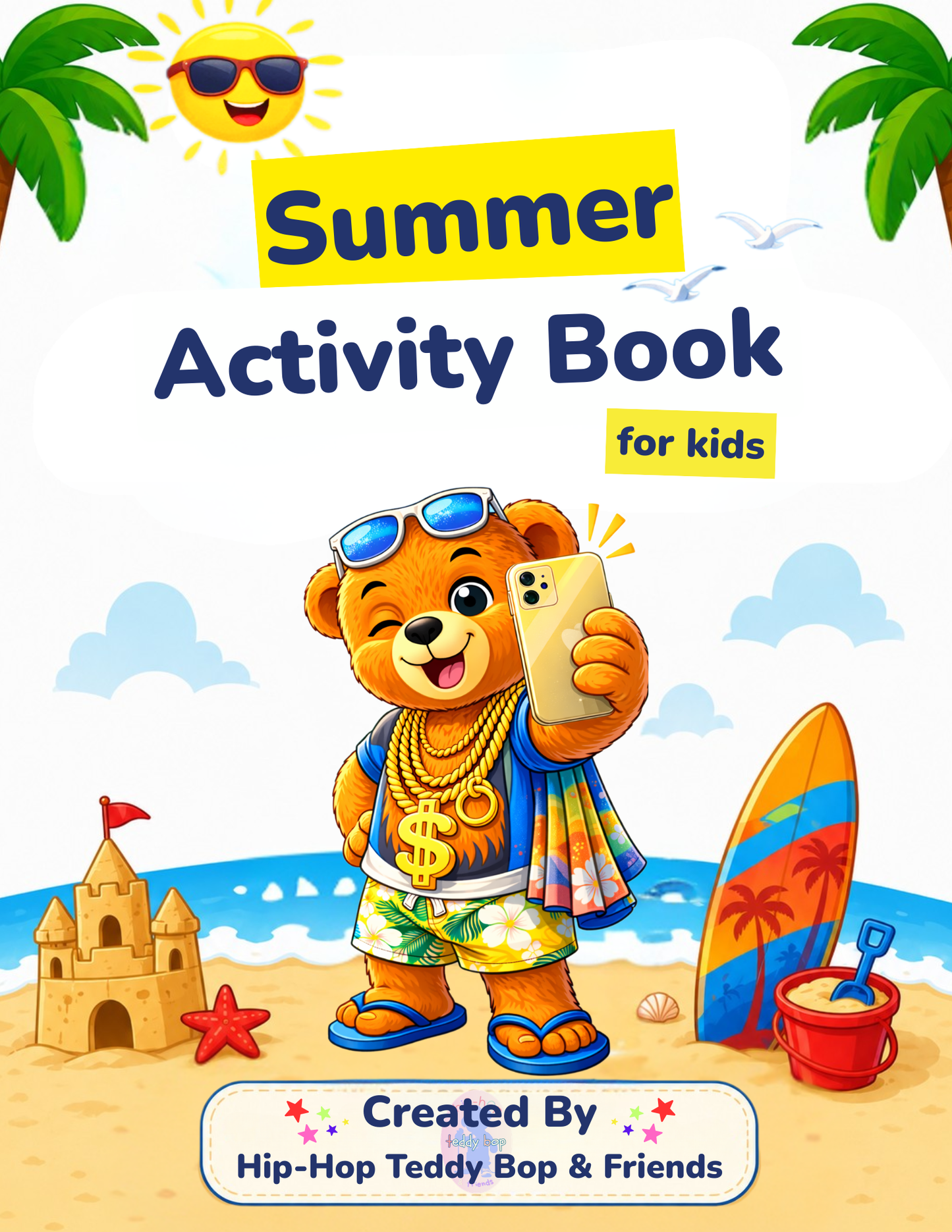 BULK ORDERING - Summer Activity Book For Kids Ages 4-8